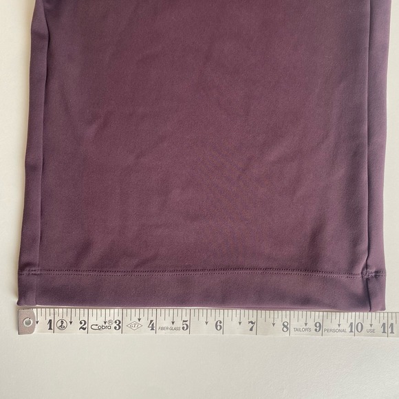 Halara Pants Womens Small Purple High Waisted Flare Pleated Pockets Workwear EUC - Picture 9 of 10